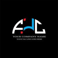 FJC letter logo creative design with vector graphic