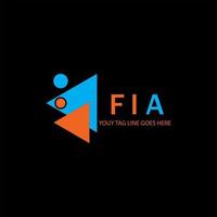 FIA letter logo creative design with vector graphic