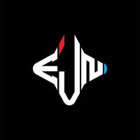 EJN letter logo creative design with vector graphic