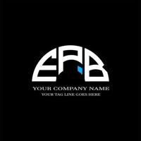 EPB letter logo creative design with vector graphic