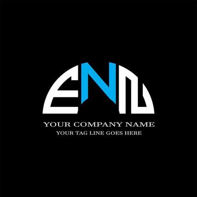 ENN letter logo creative design with vector graphic