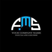 FMS letter logo creative design with vector graphic