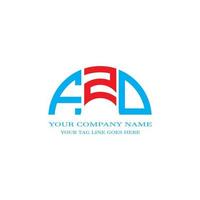 FZD letter logo creative design with vector graphic