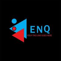 ENQ letter logo creative design with vector graphic