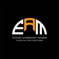 EAM letter logo creative design with vector graphic