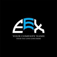 EEX letter logo creative design with vector graphic