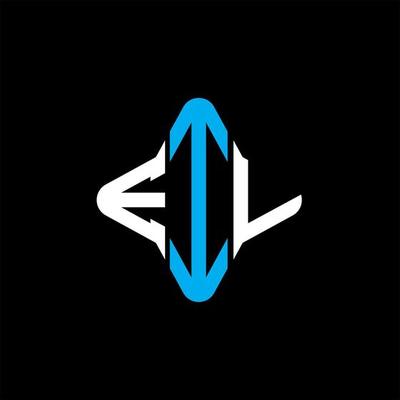 EIV letter logo creative design with vector graphic