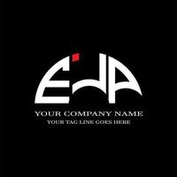 EJP letter logo creative design with vector graphic