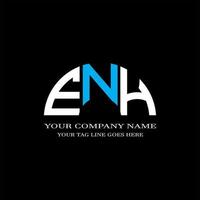 ENH letter logo creative design with vector graphic