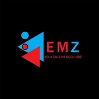 EMZ letter logo creative design with vector graphic