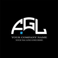 FGL letter logo creative design with vector graphic