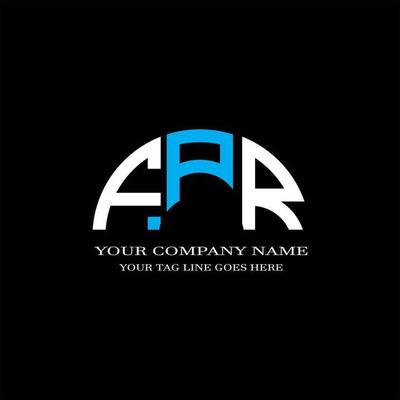 FPR letter logo creative design with vector graphic