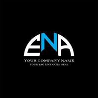 ENA letter logo creative design with vector graphic