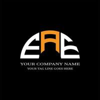 EAE letter logo creative design with vector graphic