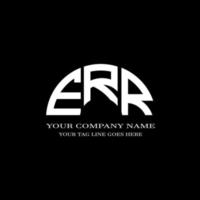 ERR letter logo creative design with vector graphic