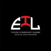 EIL letter logo creative design with vector graphic