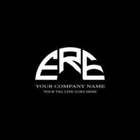 ERE letter logo creative design with vector graphic