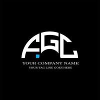 FGC letter logo creative design with vector graphic