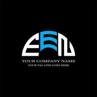 EEN letter logo creative design with vector graphic