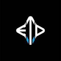 ETD letter logo creative design with vector graphic