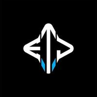 ETJ letter logo creative design with vector graphic