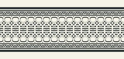 flat ornament line pattern design vector