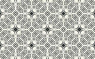 flat ornament line pattern design vector