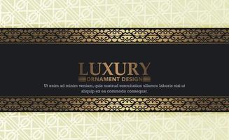Elegant pattern style dark background vector