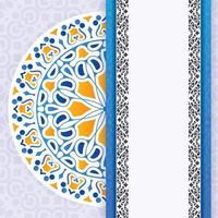 Colorful decorative mandala background vector