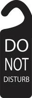 do not disturb icon on white background. flat style design. do not disturb sign. vector