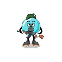 Character cartoon of bubble as a special force vector