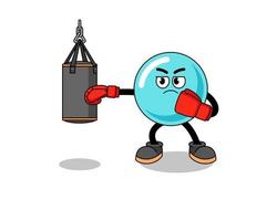 Illustration of bubble boxer vector