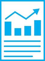 financial report or income statement icon on white background. financial report or income statement sign. vector