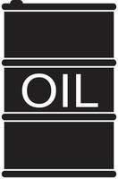 icono de barril de aceite sobre fondo blanco. diseño de estilo plano. signo de barril de aceite. vector