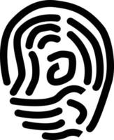 scan thumb icon. scan thumb sign. flat style. scan thumb symbol. vector