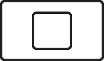 stop button icon. stop button sign. vector
