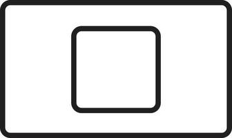 stop button icon. stop button sign. vector