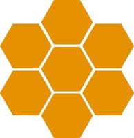 honeycomb icon on white background. flat style design. honeycomb sign. vector
