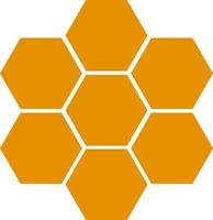 honeycomb icon on white background. flat style design. honeycomb sign. vector