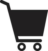shopping cart icon. shopping cart sign. vector