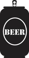 beer can icon. beer can sign. beer can symbol. vector