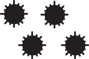 nanosensors robot icon on white background. nanosensors robot sign. flat style design. vector