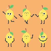 lemon character set various expressions vector