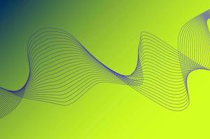 Abstract smooth wavy lines vector