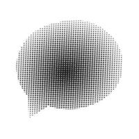 Halftone hexagon Hint icon vector