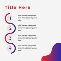 Flat Design Social Media Infographic Template vector