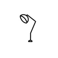 Lamp Teacher School Instrument Education Hand drawn organic line Doodle vector