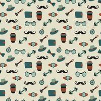 Seamless pattern for the holiday Father's Day. vector