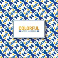 Colorful abstract geometric pattern design vector