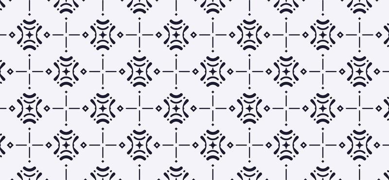 flat ornament line pattern design